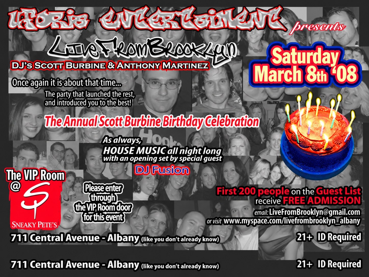 Uforia Entertainment Presents: Live From Brooklyn — March 8, 2008 | Uforia Entertainment & DJ Debonair